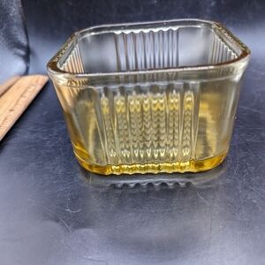 Vintage Glass Butter Dish